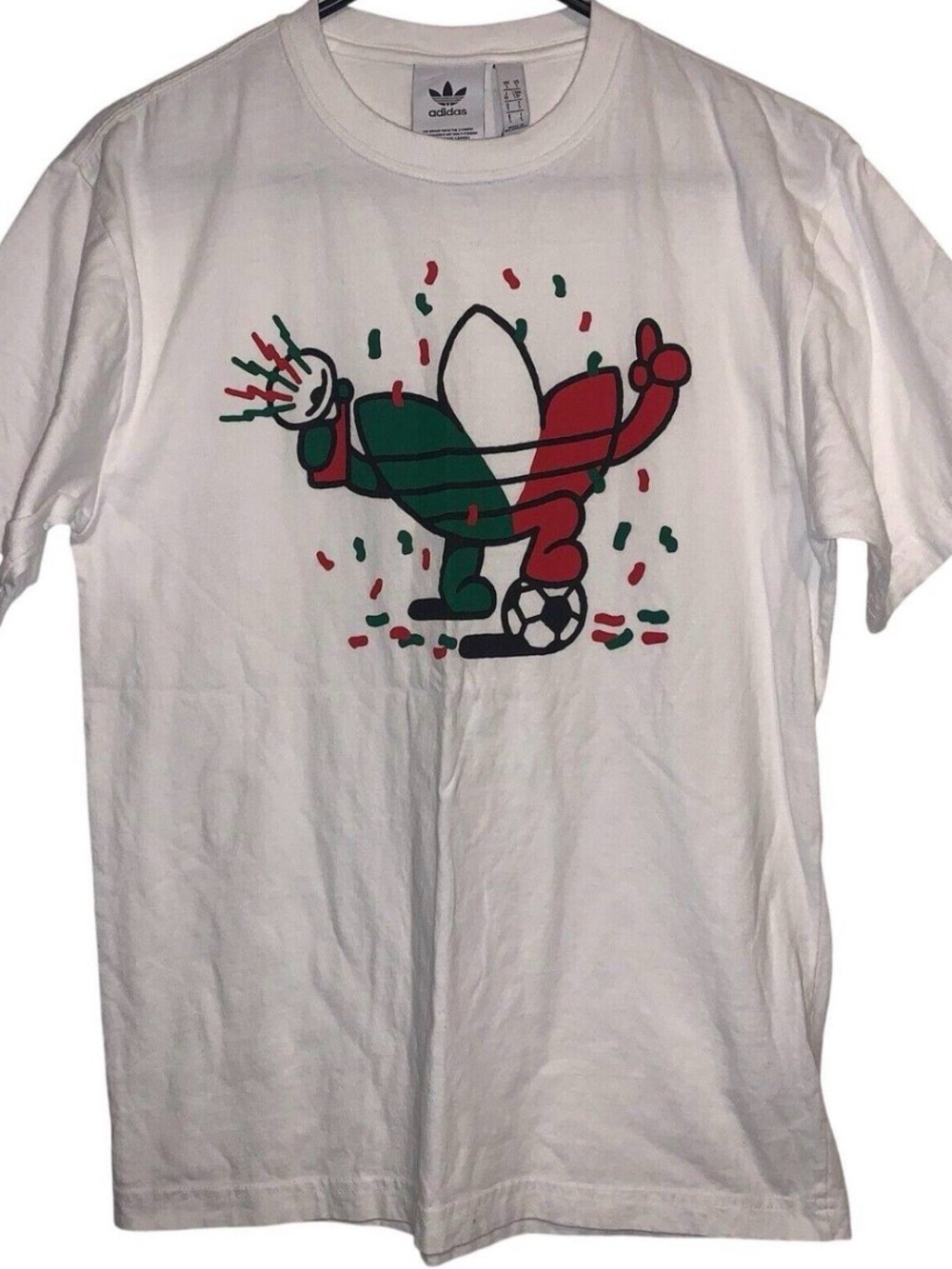 Adidas Mexico El Tri World Cup Soccer Football Tee Shirt